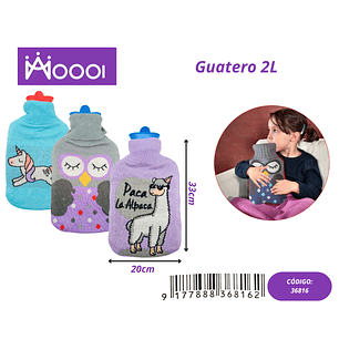 GUATEROS 2L 33X20CM Precio publicado al por mayor 3 unidades del mismo