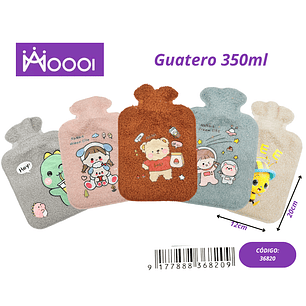 GUATEROS 350ML 20X12CM Precio publicado al por mayor 3 unidades del mismo