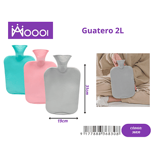 GUATEROS 2L 31X12CM Precio publicado al por mayor 3 unidades del mismo