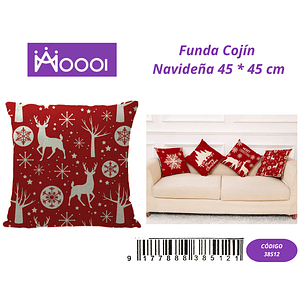 Funda Cojín Navideña 45 * 45 cm