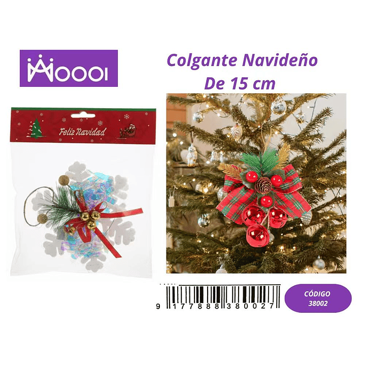 Colgante Navideño de 15cm 1