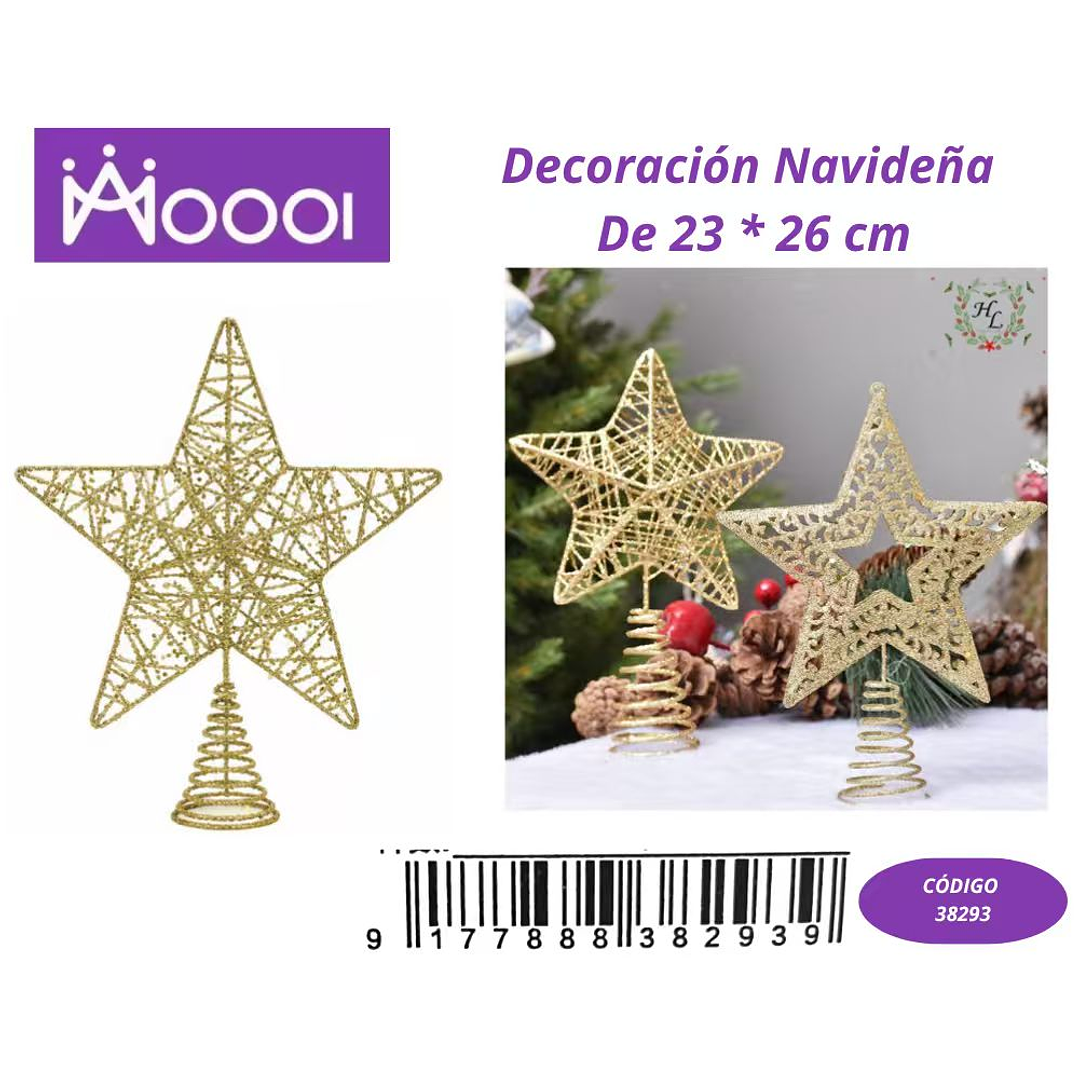 Estrella, Decoración Navideña de 23*26 cm 1