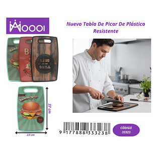 Tabla de cortar plástico 