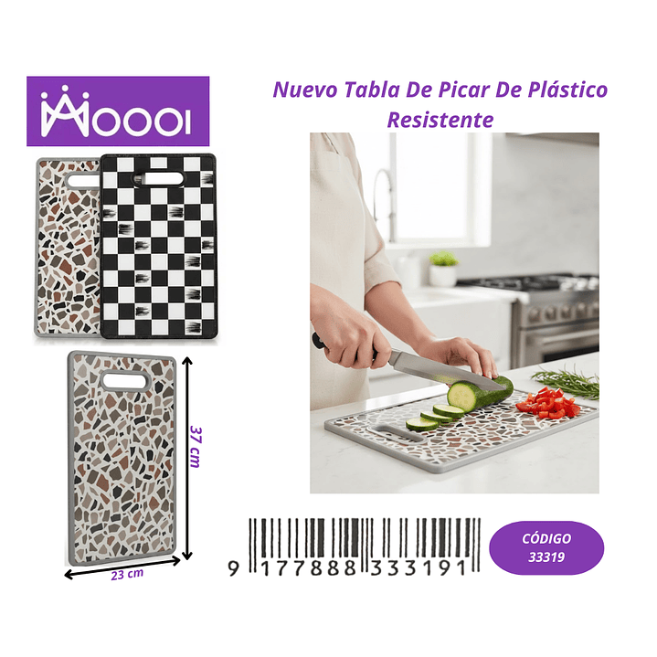 Tabla de cortar plástico  1