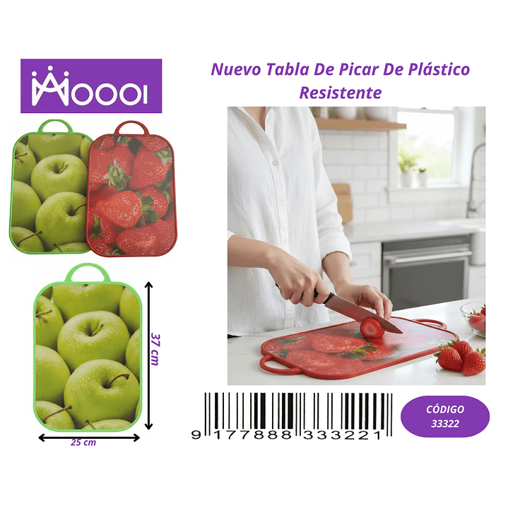 Tabla de cortar plástico  1