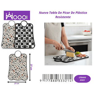 Tabla de cortar plástico 