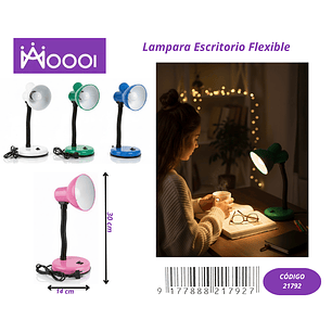 Lampara escritorio flexible 