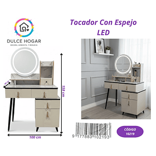 TOCADOR CON ESPEJO 