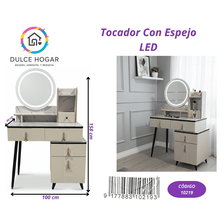 TOCADOR CON ESPEJO  1