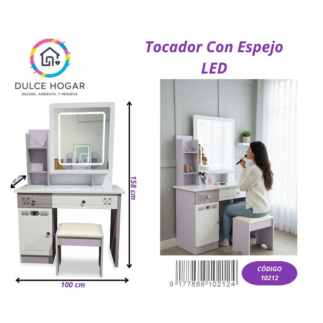 TOCADOR CON ESPEJO LED   1