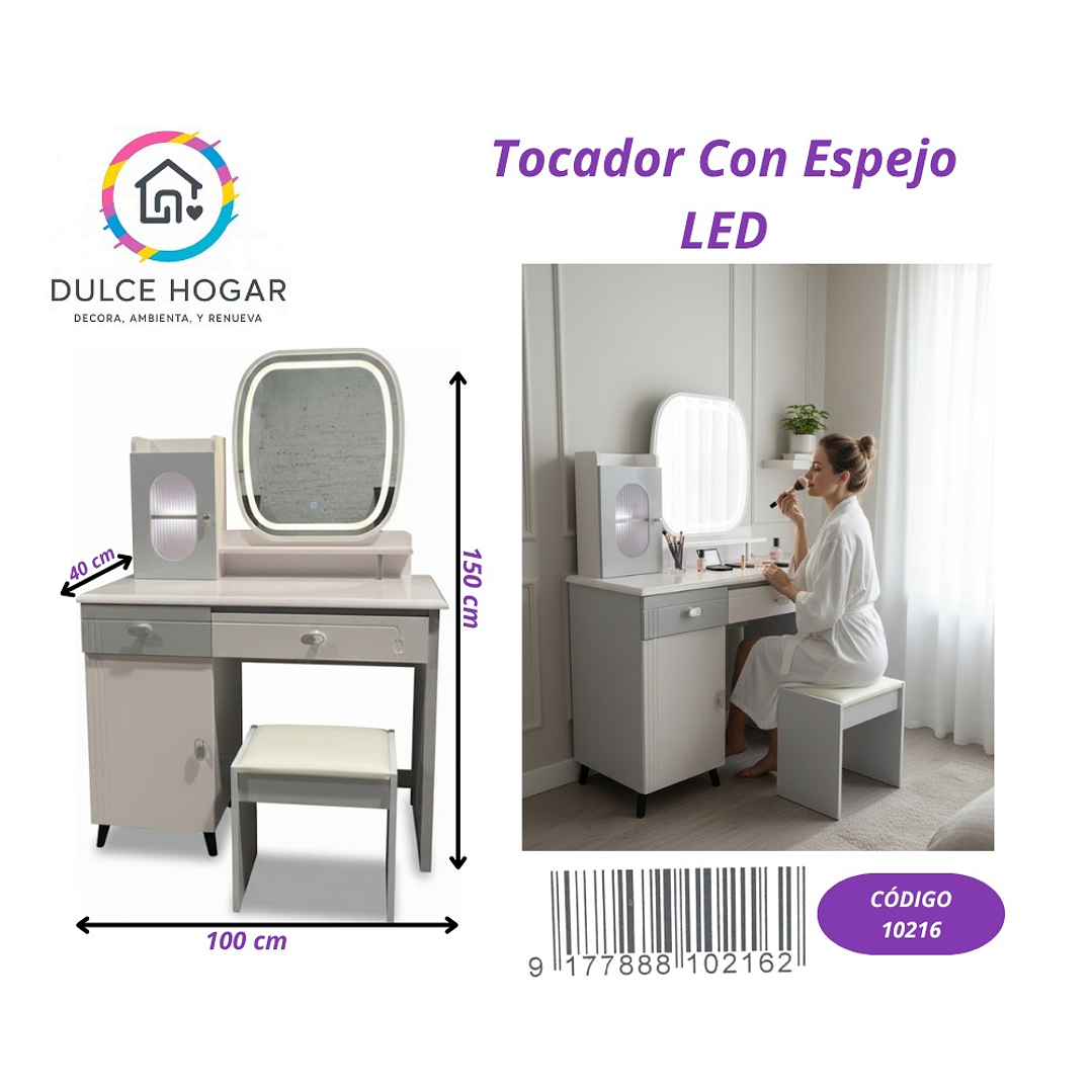 TOCADOR CON ESPEJO LED  1