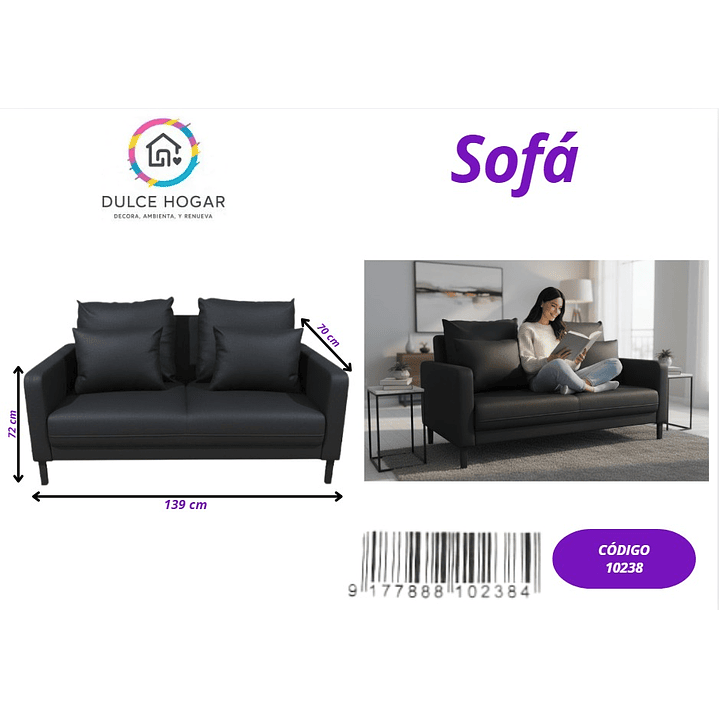 SOFÁ NEGRO  1