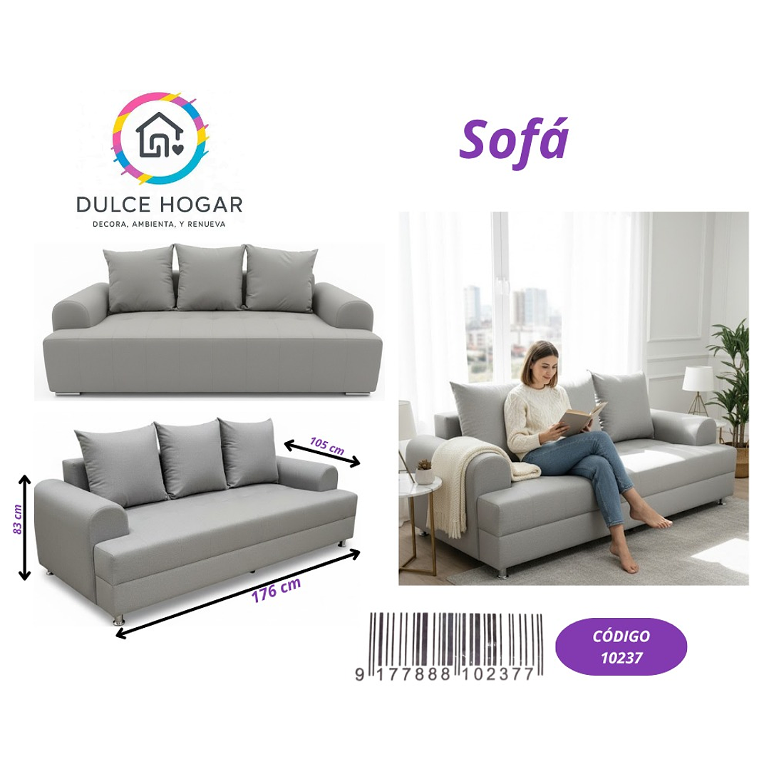 SOFÁ GRIS  1