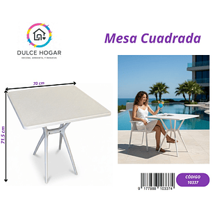 MESA CUADRADA 