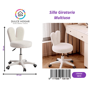 SILLA GIRATORIA MULTIUSO