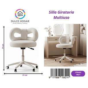 SILLA GIRATORIA MULTIUSOS 