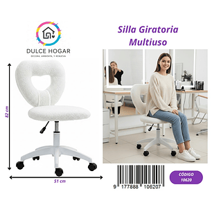 SILLA GIRATORIA MULTIUSOS 