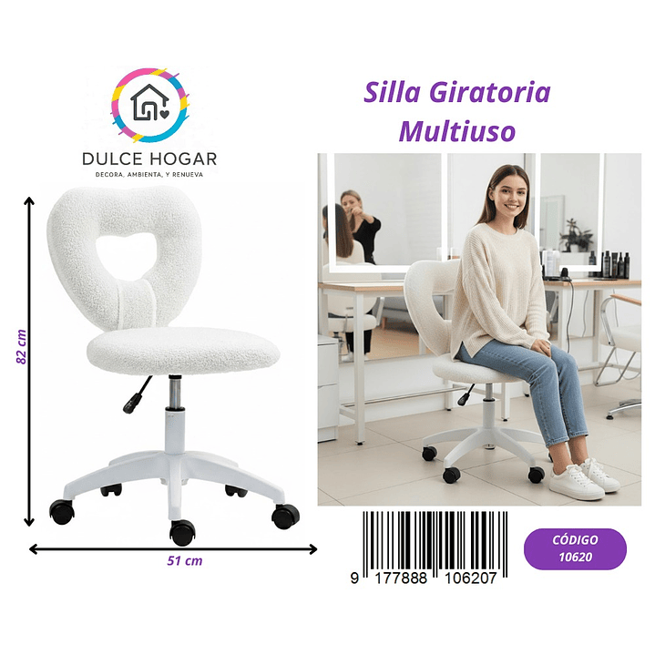 SILLA GIRATORIA MULTIUSOS  1