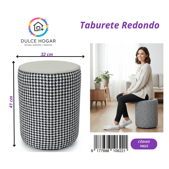 TABURETE REDONDO  1