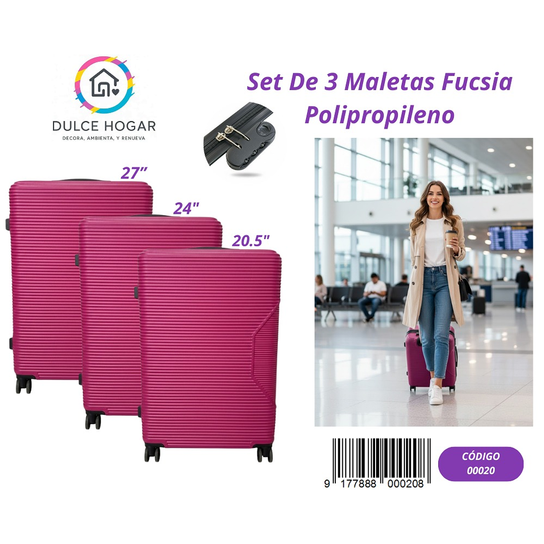 SET DE 3 MALETAS 1