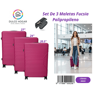 SET DE 3 MALETAS
