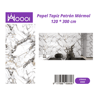 Papel Tapiz Patron Marmol 120 * 300 cm