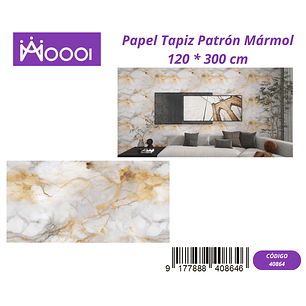 Papel Tapiz Patron Marmol 120 * 300 cm
