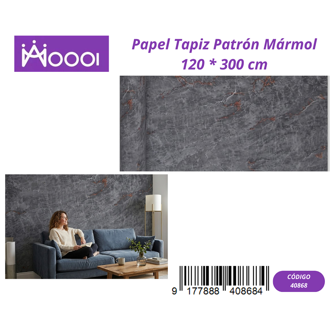 Papel Tapiz Patron Marmol 120 * 300 cm 1