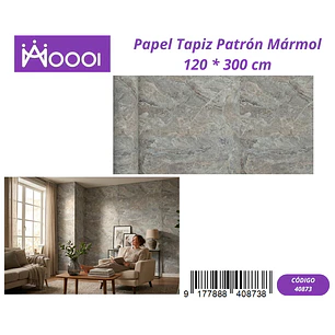 Papel Tapiz Patron Marmol 120 * 300 cm