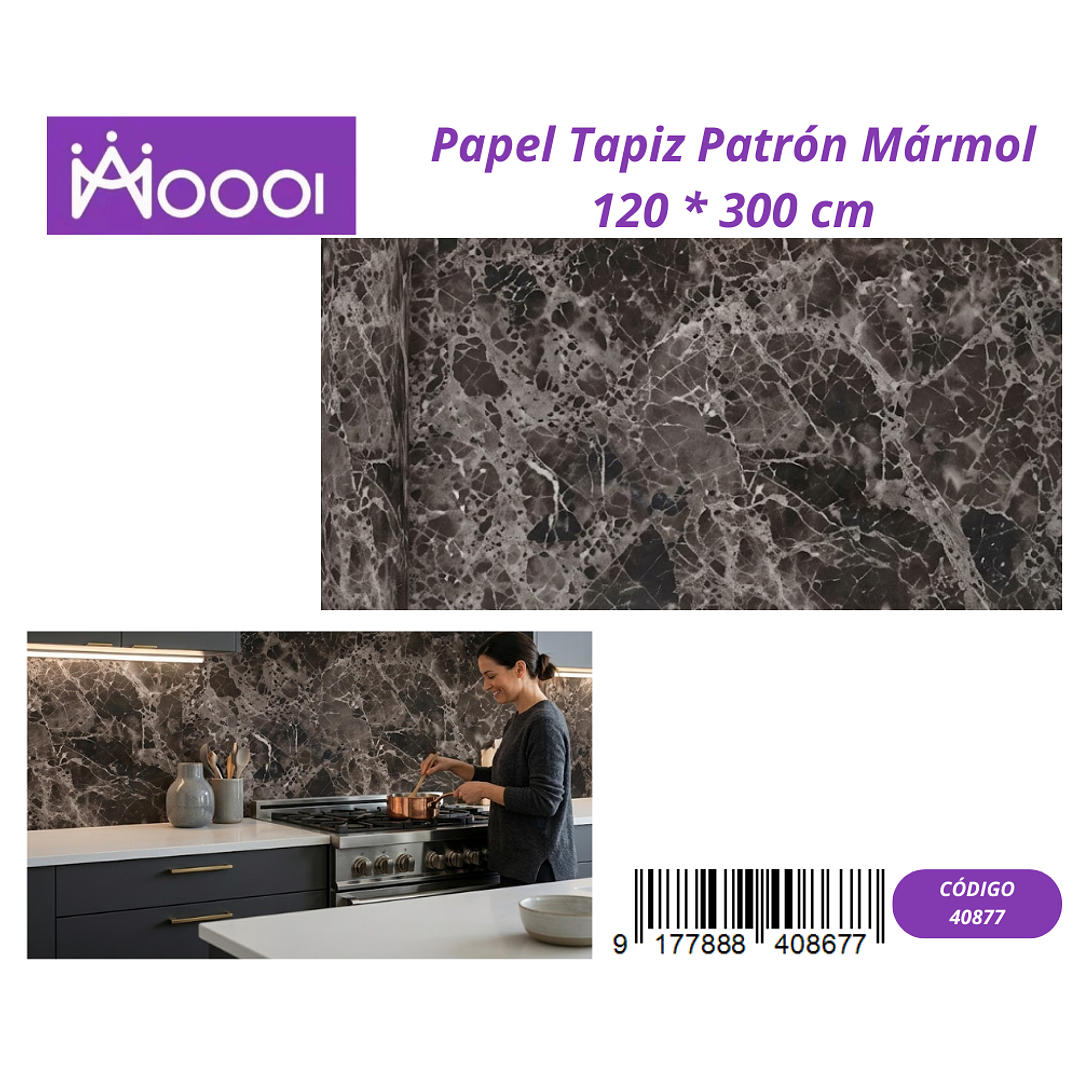 Papel Tapiz Patron Marmol 120 * 300 cm 1