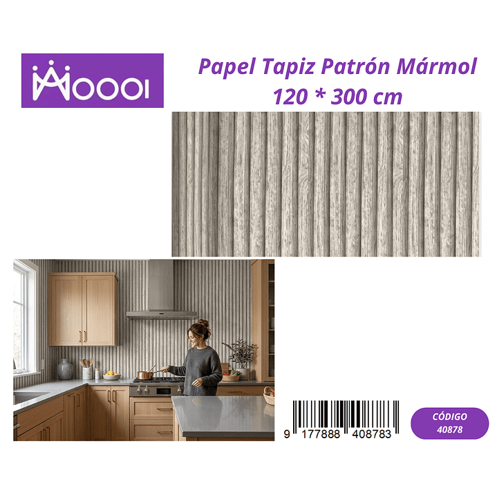 Papel Tapiz Patron Marmol 120 * 300 cm 1