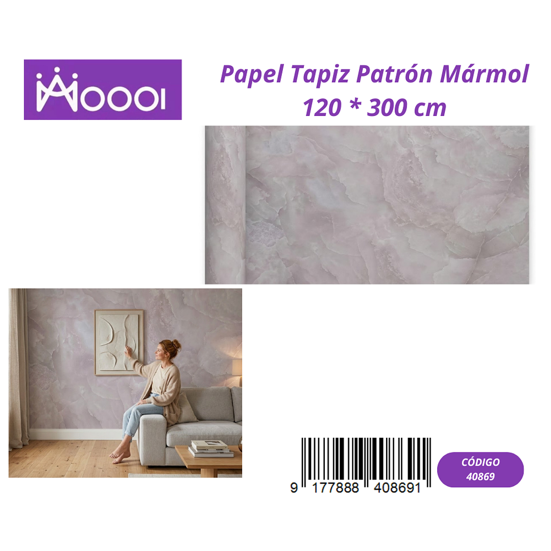 Papel Tapiz Patron Marmol 120 * 300 cm 1