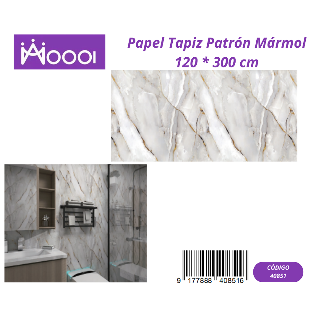 Papel Tapiz Patron Marmol 120 * 300 cm 1