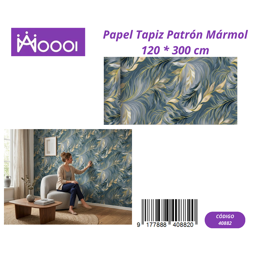 Papel Tapiz Patron Marmol 120 * 300 cm 1