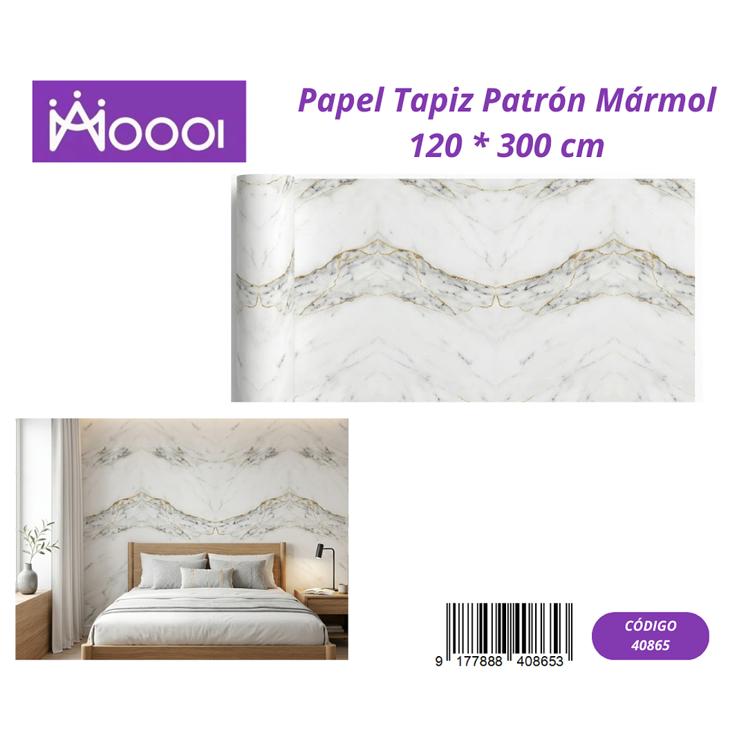 Papel Tapiz Patron Marmol 120 * 300 cm 1