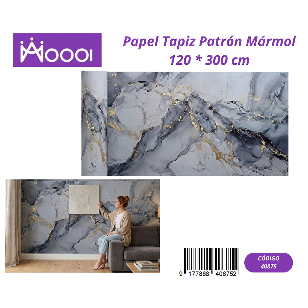 Papel Tapiz Patron Marmol 120 * 300 cm 1