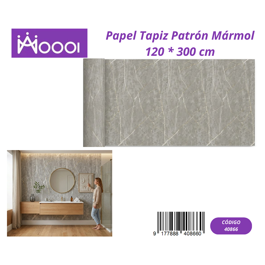 Papel Tapiz Patron Marmol 120 * 300 cm 1