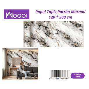 Papel Tapiz Patron Marmol 120 * 300 cm