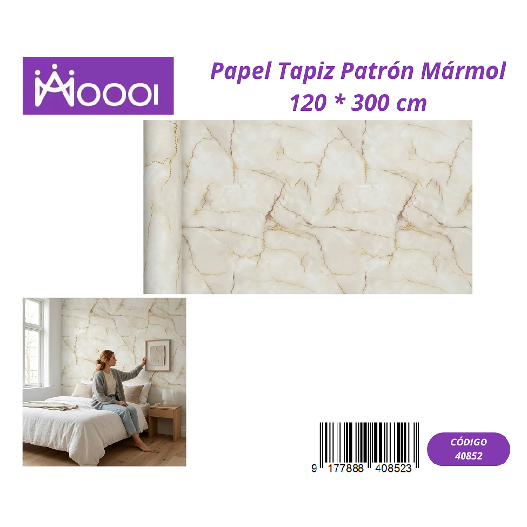 Papel Tapiz Patron Marmol 120 * 300 cm 1