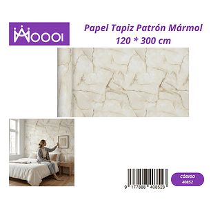 Papel Tapiz Patron Marmol 120 * 300 cm
