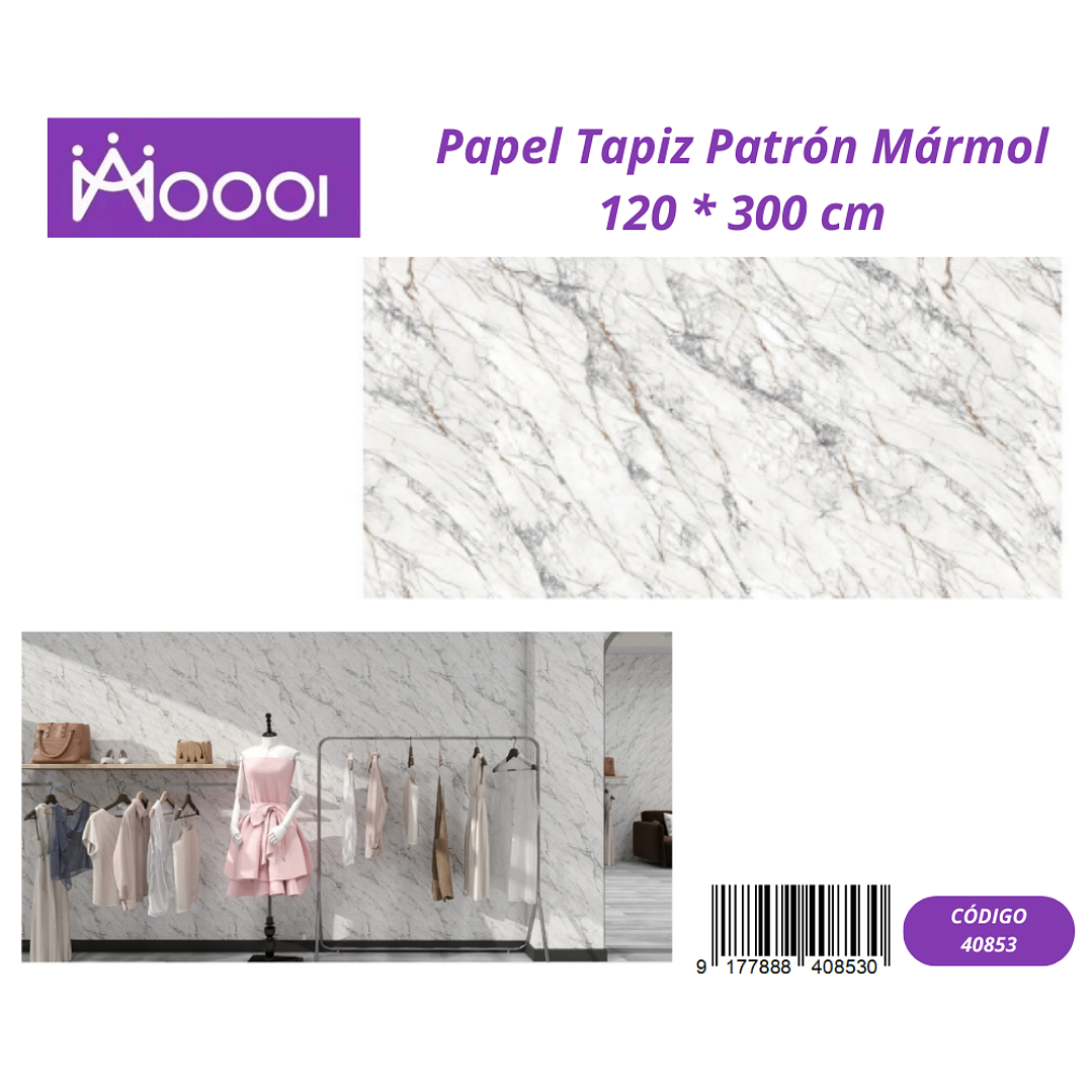 Papel Tapiz Patron Marmol 120 * 300 cm 1