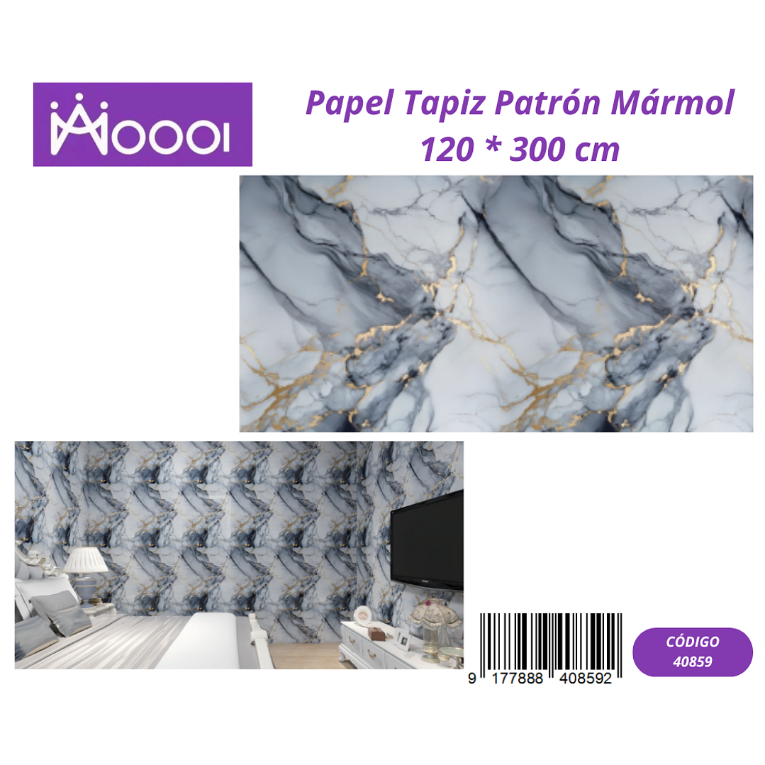 Papel Tapiz Patron Marmol 120 * 300 cm 1