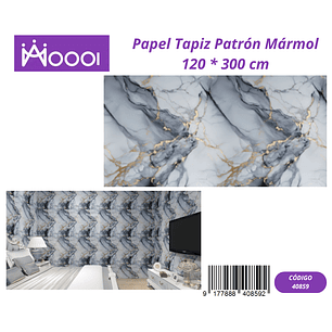Papel Tapiz Patron Marmol 120 * 300 cm