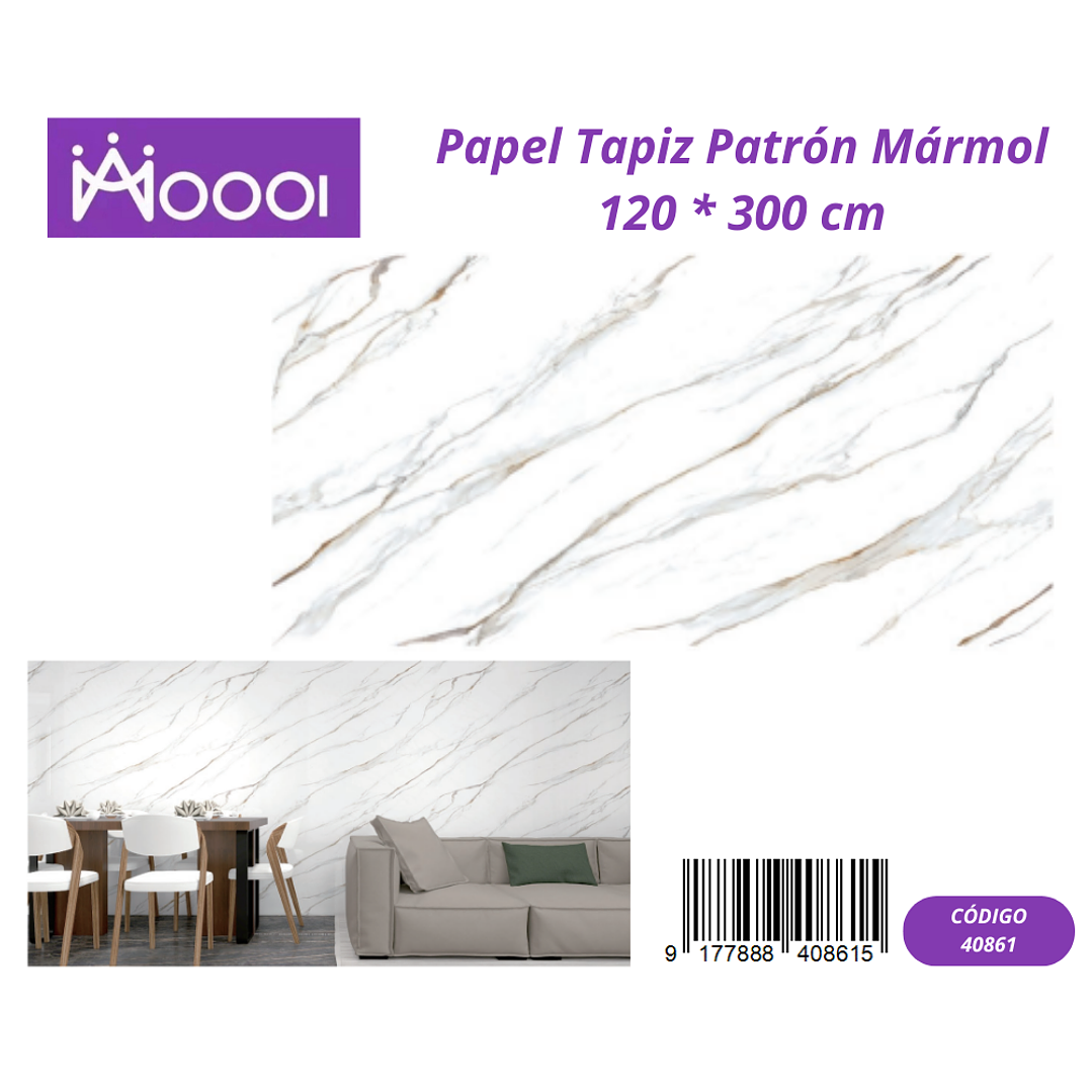Papel Tapiz Patron Marmol 120 * 300 cm 1