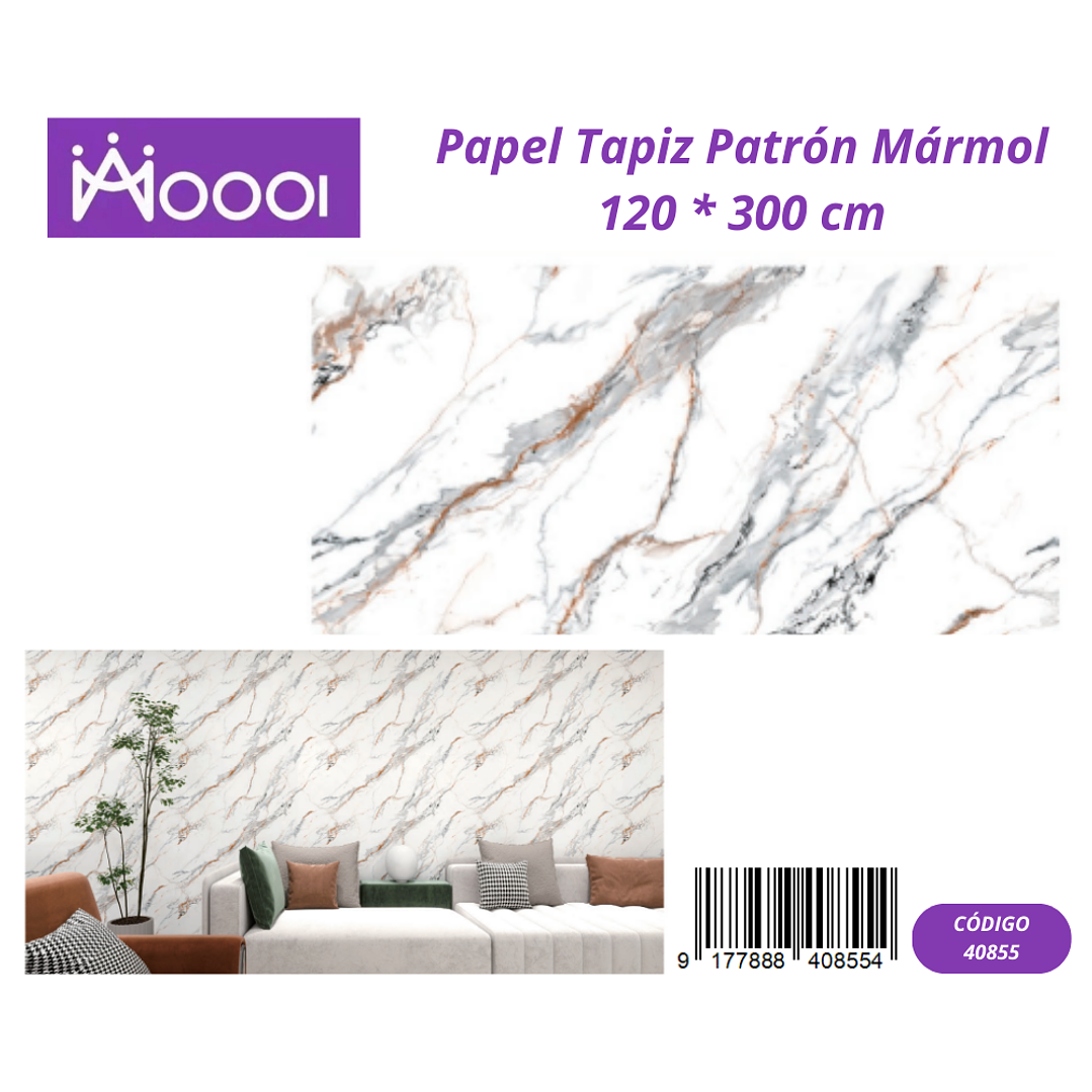 Papel Tapiz Patron Marmol 120 * 300 cm 1