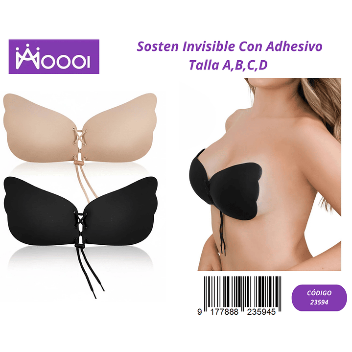 Sosten Invisible con Adhesivo Talla A,B,C,D 1