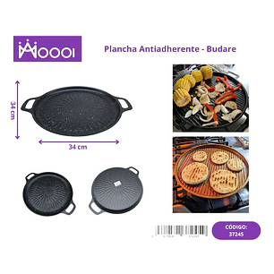 PLANCHA ANTIADHERENTE - BUDARE 34CM Precio publicado al por mayor 3 unidades del mismo