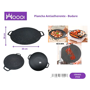 PLANCHA ANTIADHERENTE - BUDARE 38CM Precio publicado al por mayor 3 unidades del mismo