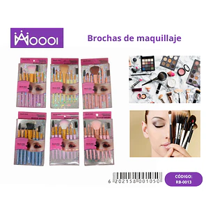 BROCHAS DE MAQUILLAJE 7PCS Precio publicado al por mayor 3 unidades del mismo