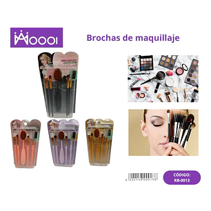 BROCHAS DE MAQUILLAJE 5PCS Precio publicado al por mayor 3 unidades del mismo